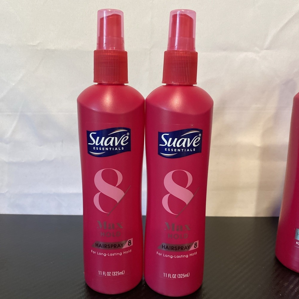 Lot Of 2‎ Suave Max Hold Scented Hair Spray Lasting 11 oz Non-Aerosol Pump Fast!